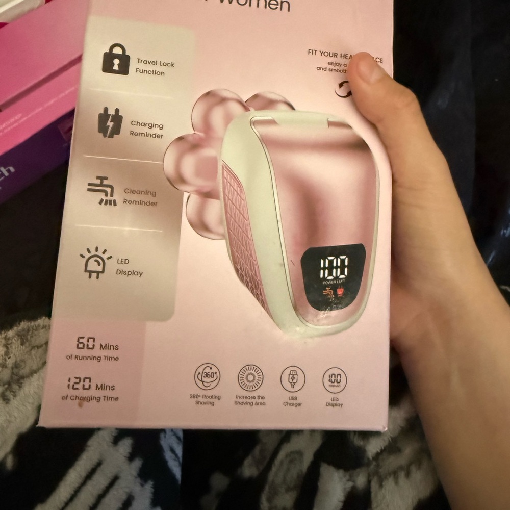 Pink Hair Dryer with LED Display